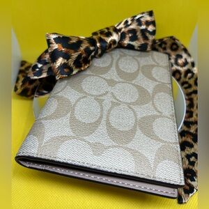 NWT Coach Passport Carrier